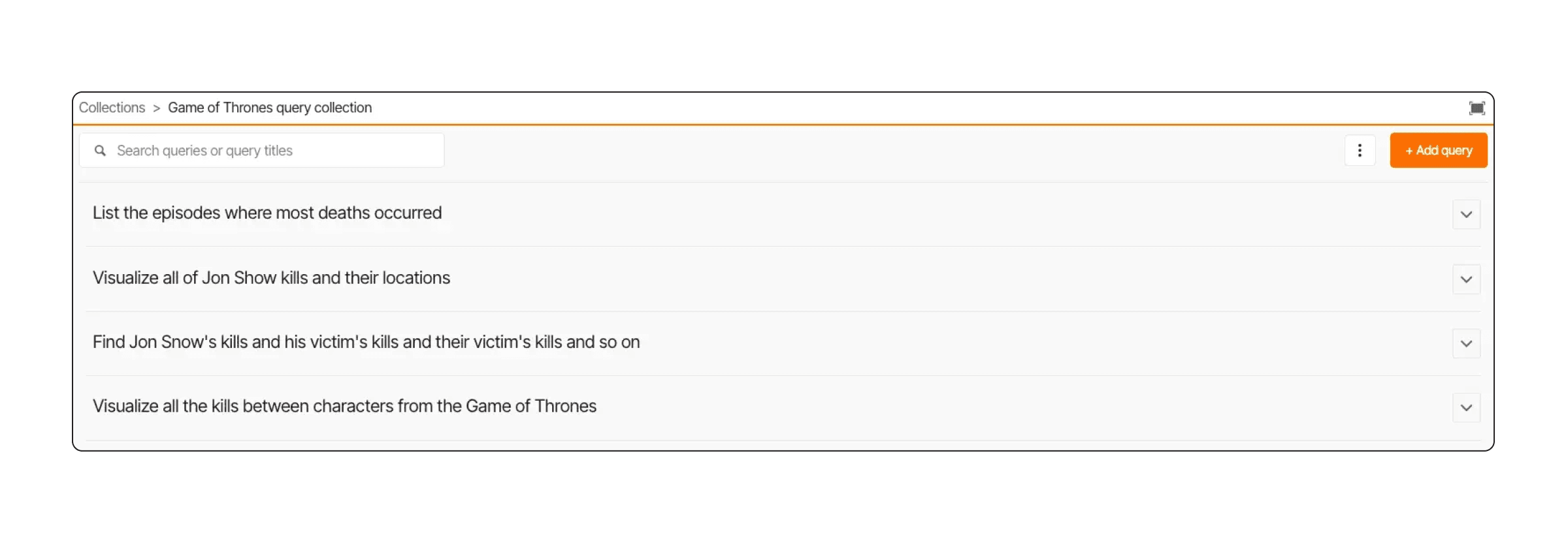 got-collection-queries