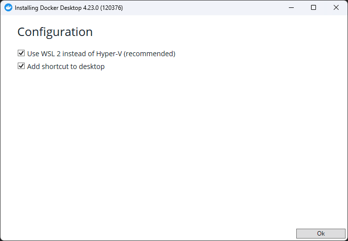 Installer Options