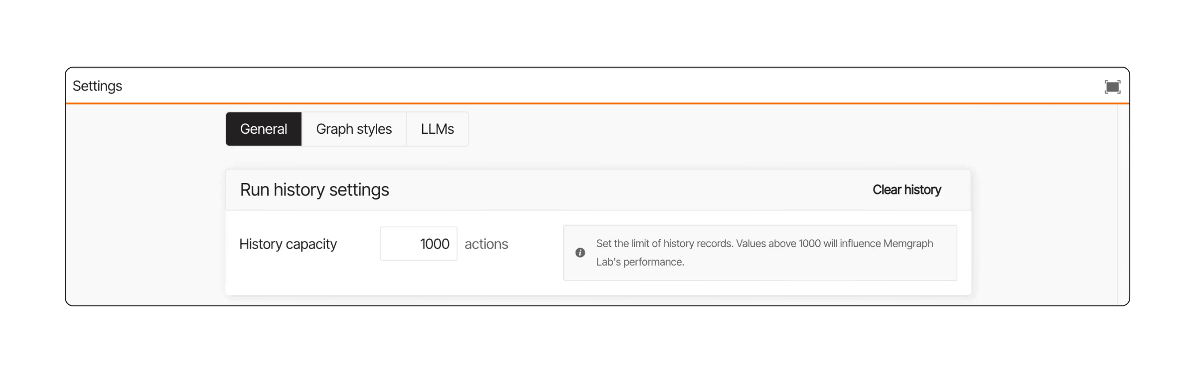 run-history-settings